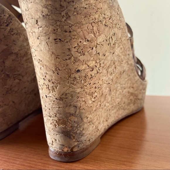 Tory Burch Annamarte Cowhide Strappy Wedge Sandal - Picture 7 of 10